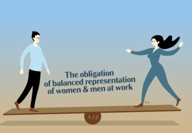 The obligation of balanced representation of women and men at work